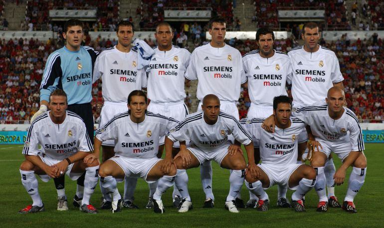 Once del Real Madrid durante la era de los galácticos