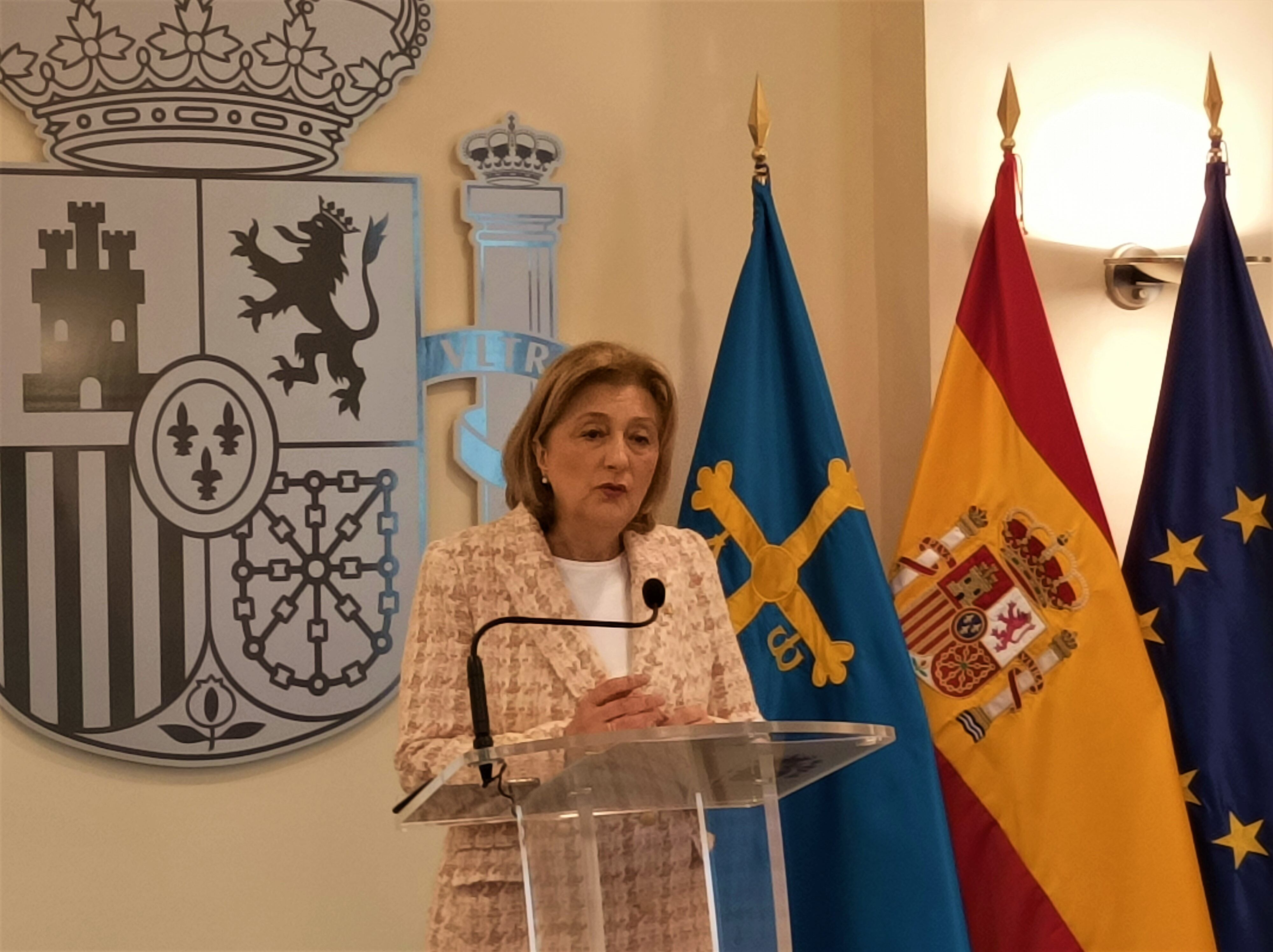 Delia Losa, delegada del Gobierno en Asturias