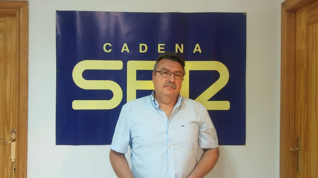 Jesús Ángel Gómez durante la entrevista mantenida este viernes.