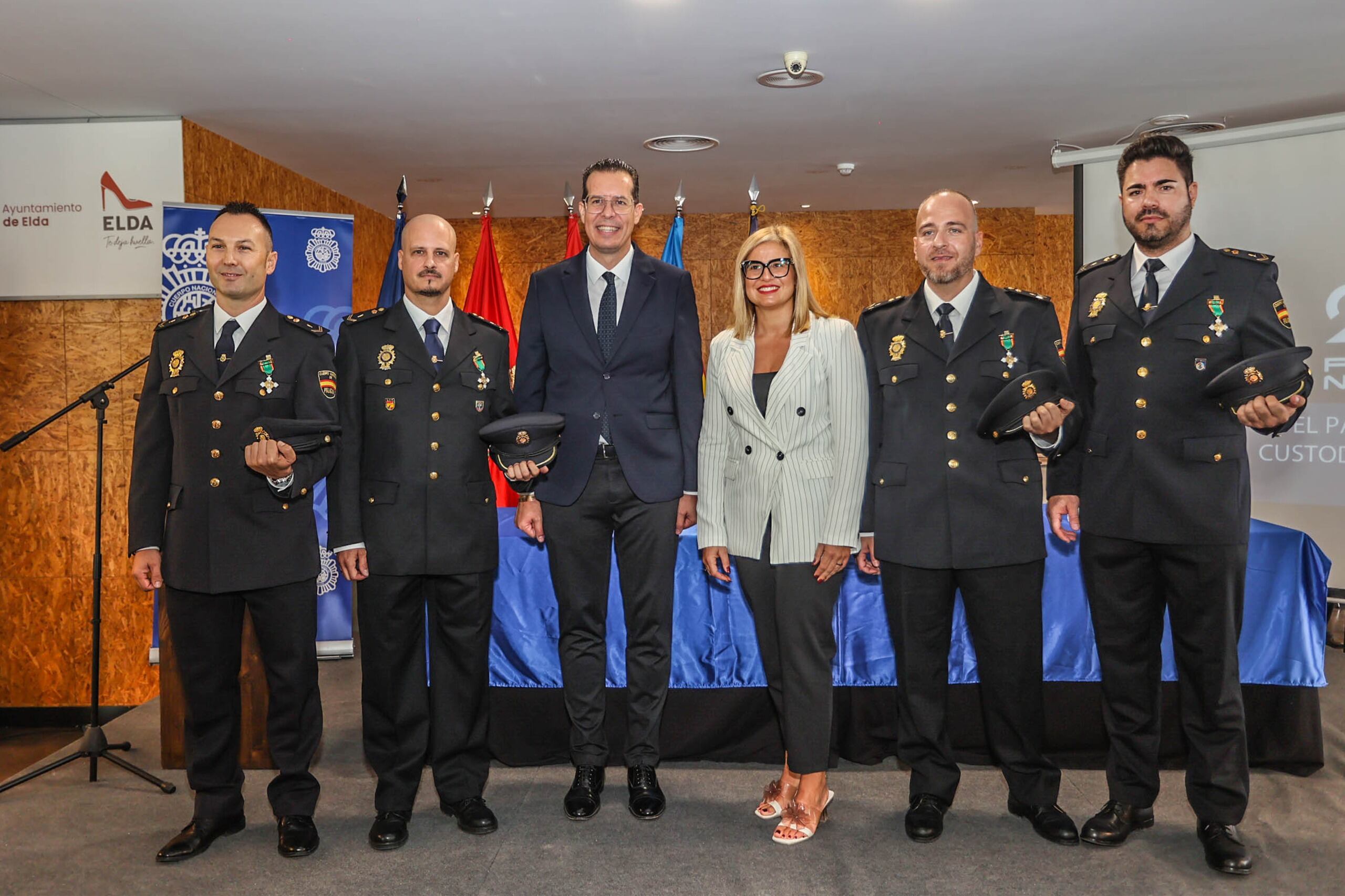 Se rindió homenaje a agentes y colaboradores por su labor en favor de la seguridad