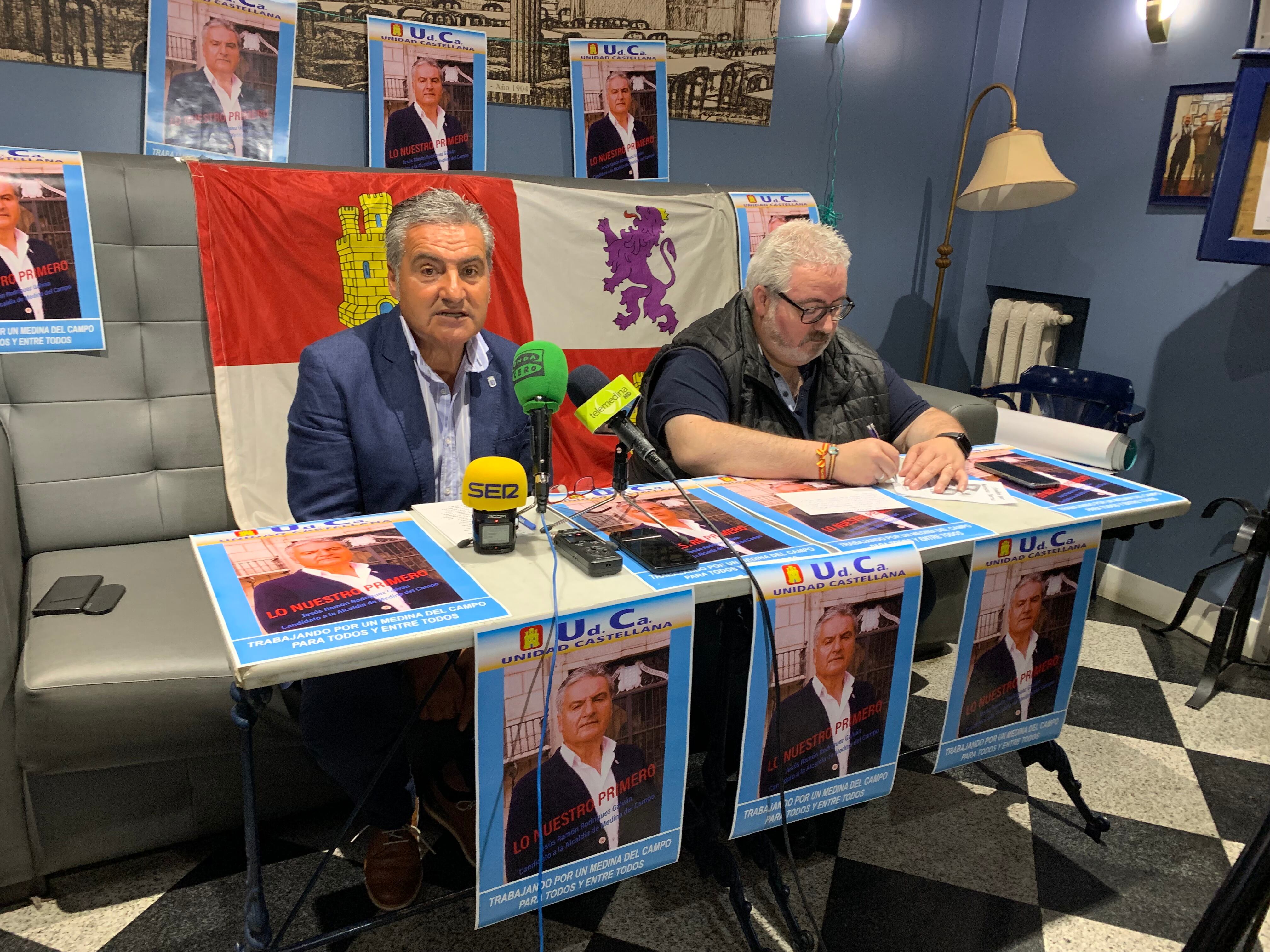 Presentación de la candidatura y programa de Unidad Castellana en Medina del Campo