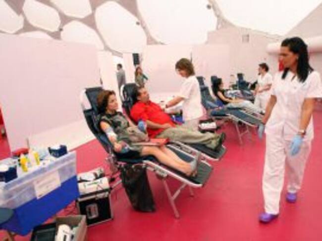Donación de sangre en la Cúpula del Milenio