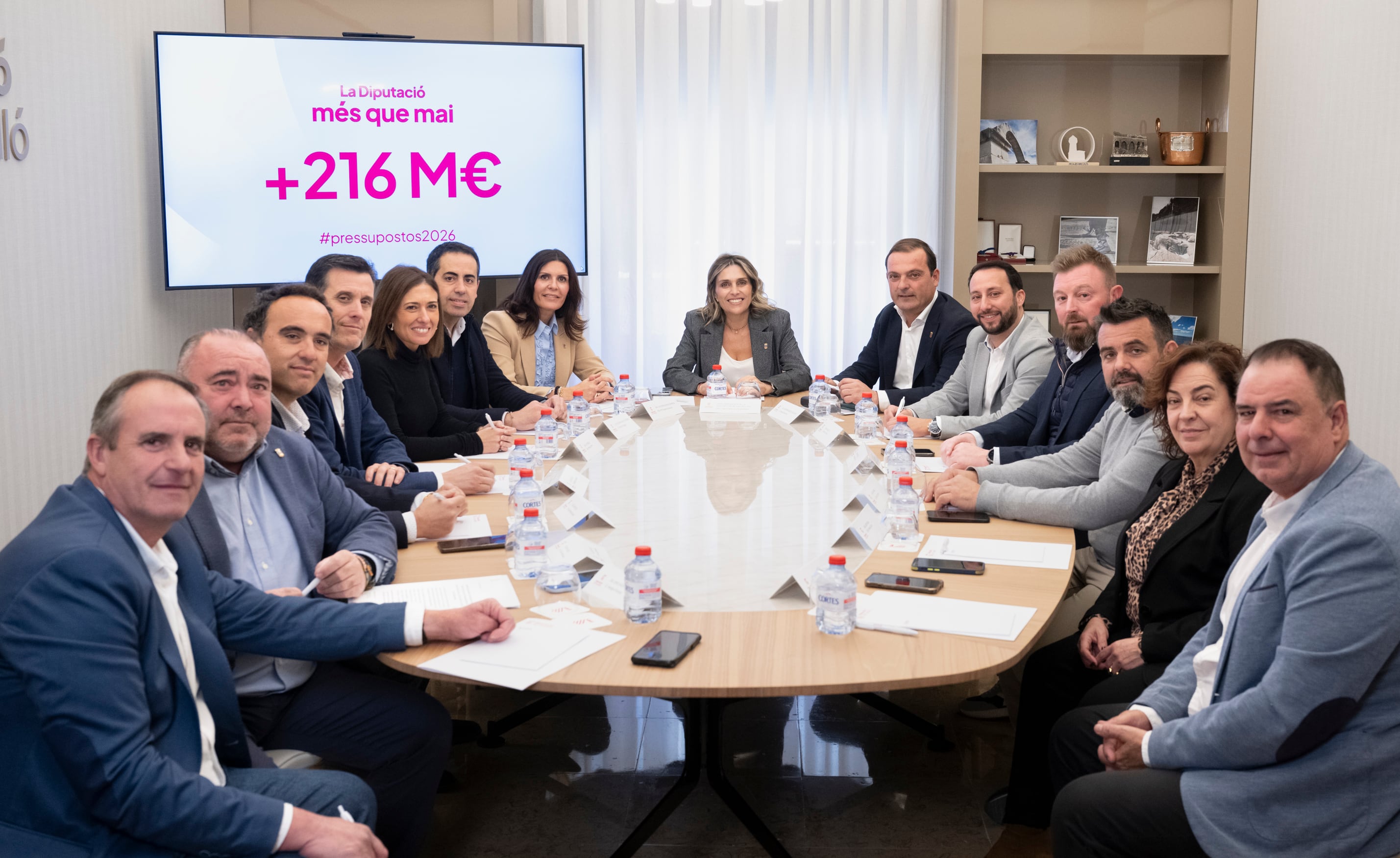 La Diputación aprobará el 2 de diciembre más de 216 millones de euros para el Presupuesto 2026 que atiende, más que nunca, a los municipios y al conjunto de los castellonenses