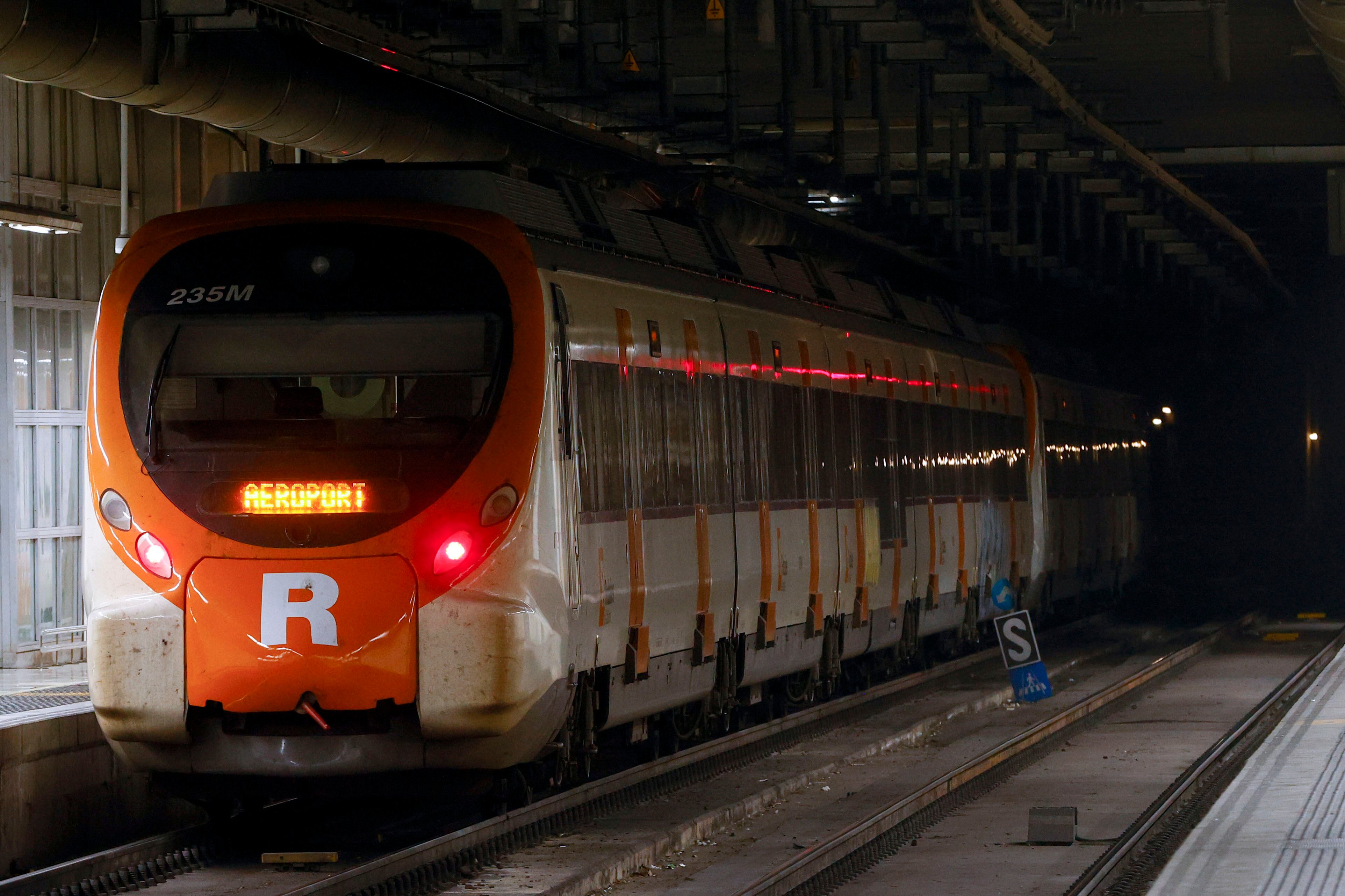 Aspecto de la Estación de Sants de Barcelona