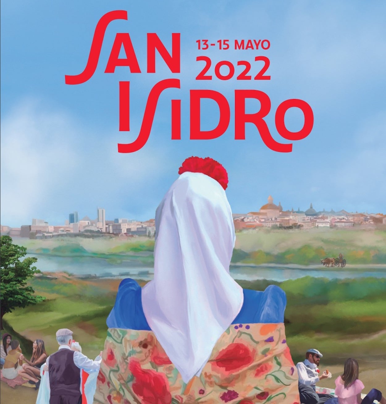 Cartel de las fiestas de San Isidro 2022 en Madrid capital