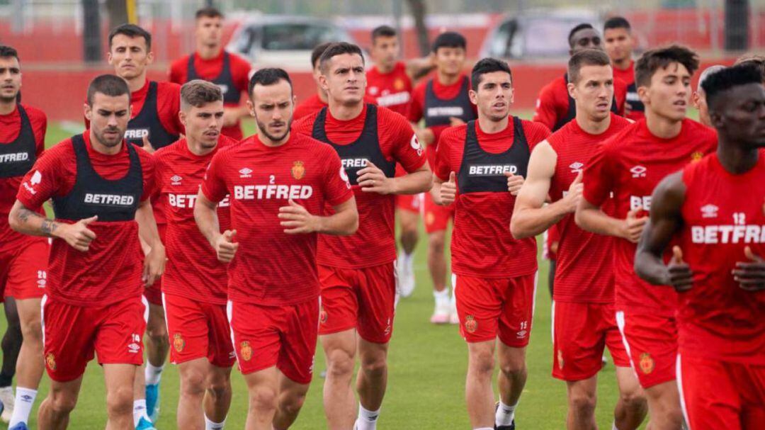 Entrenamiento del RCD Mallorca 