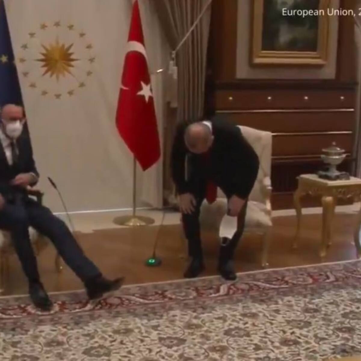 El gesto machista de Erdogan hacia Von der Leyen que ha desatado la indignación en las redes