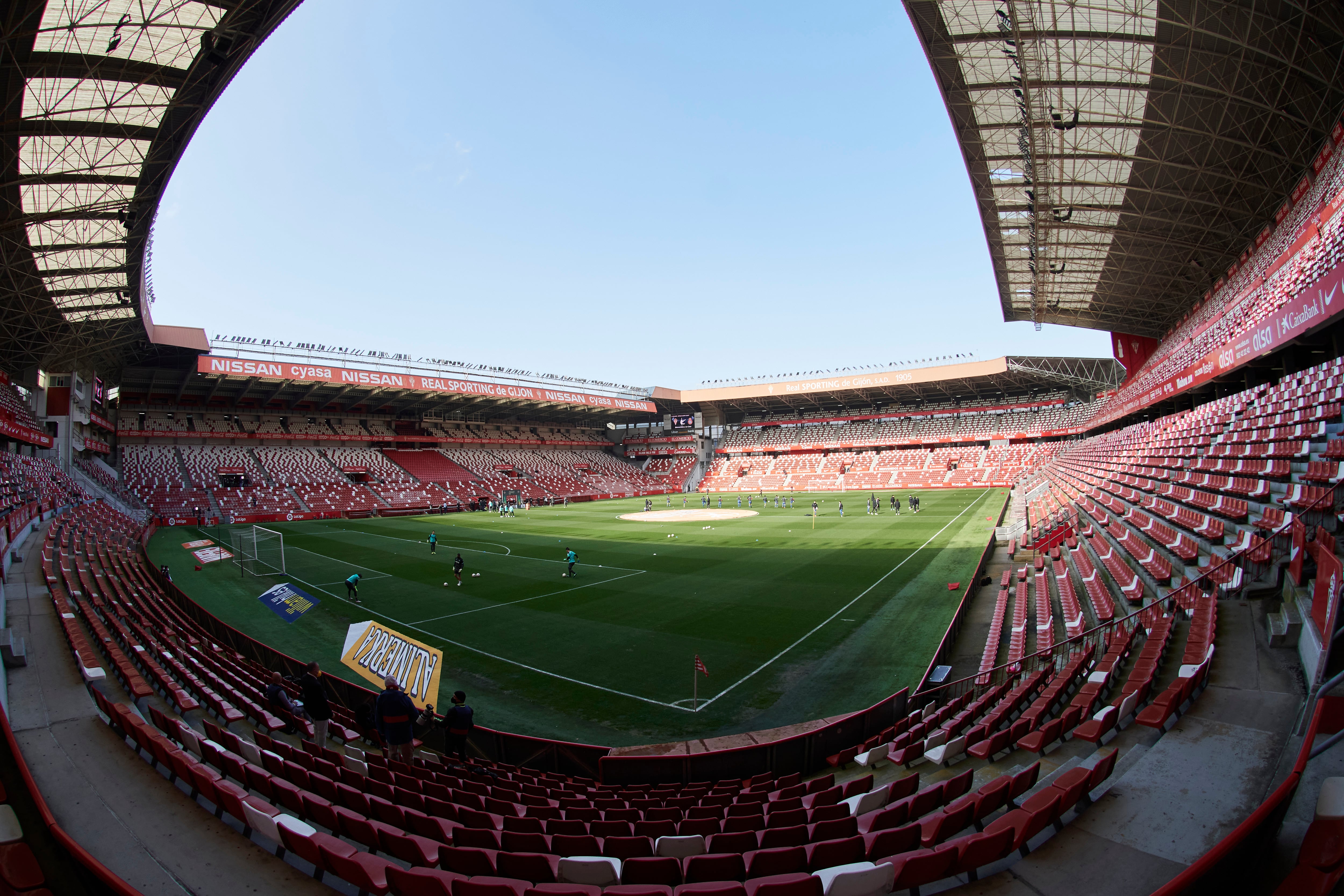 El estadio de El Molinón.