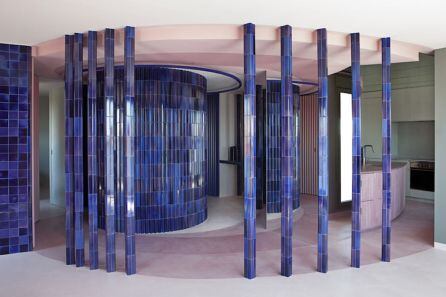 Imagen del interior de la vivienda de Antonio Najarro diseñada por Raúl Almenara