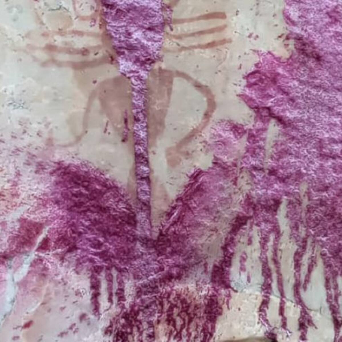 Las pinturas rupestres de Despeñaperros sufren un acto vandálico