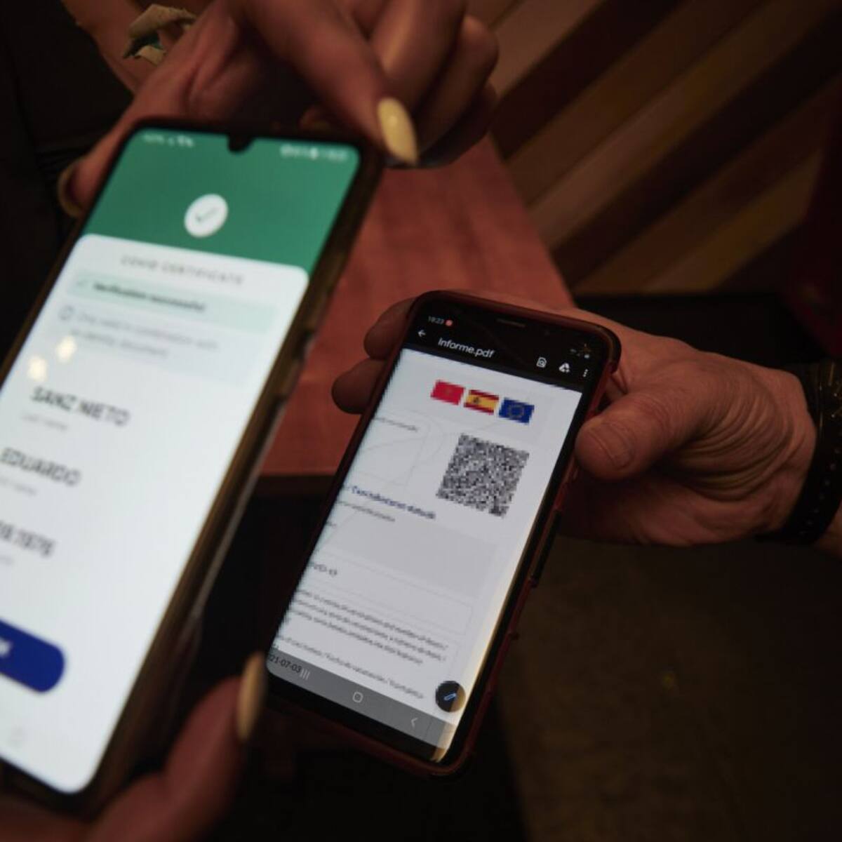 El Tribunal Superior de Galicia autoriza la prórroga de pasaporte covid en hospitales y residencias