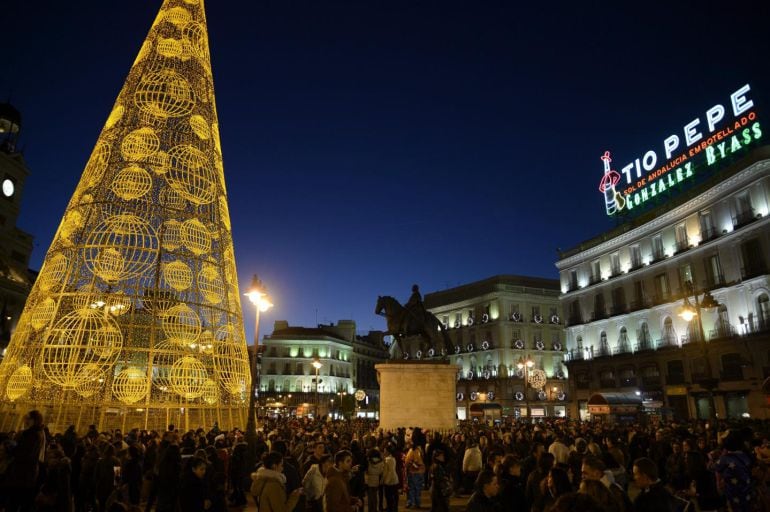 Puerta del Sol en Navidad