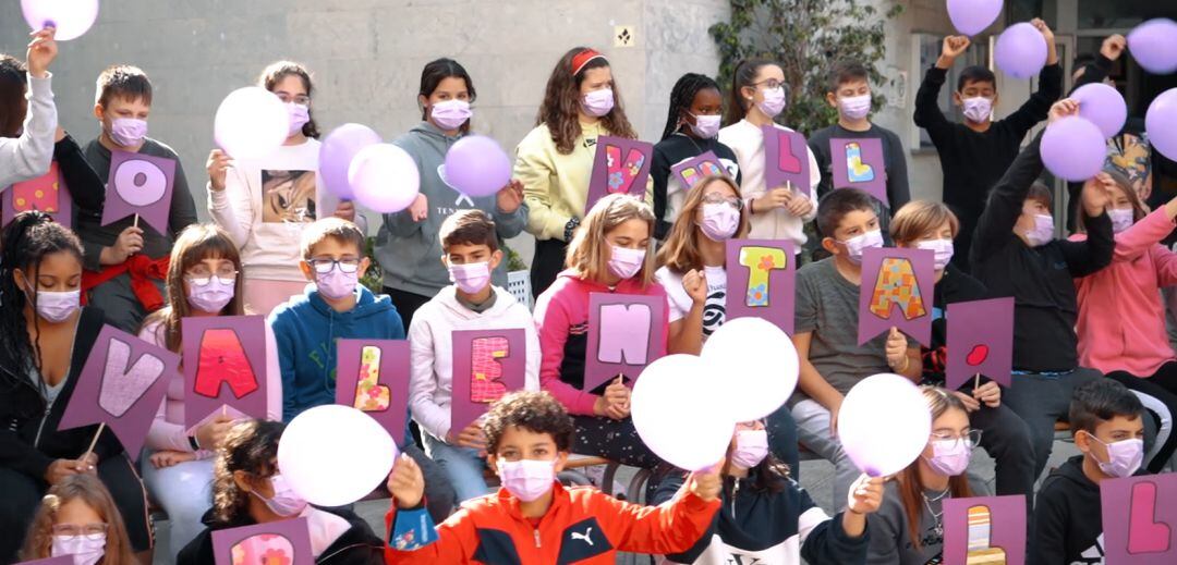 Vídeo escolar con motivo del 25N 