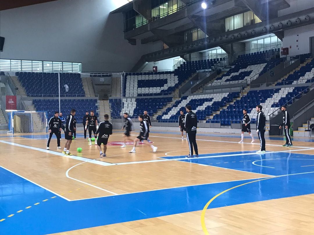 Entrenamiento del Palma Futsal.