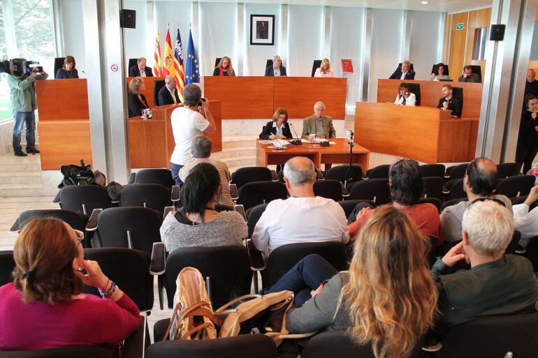 Imagen de archivo del pleno del Consell