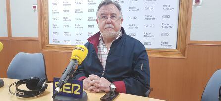 Foto de archivo de Ismael Tárraga, en Radio Albacete