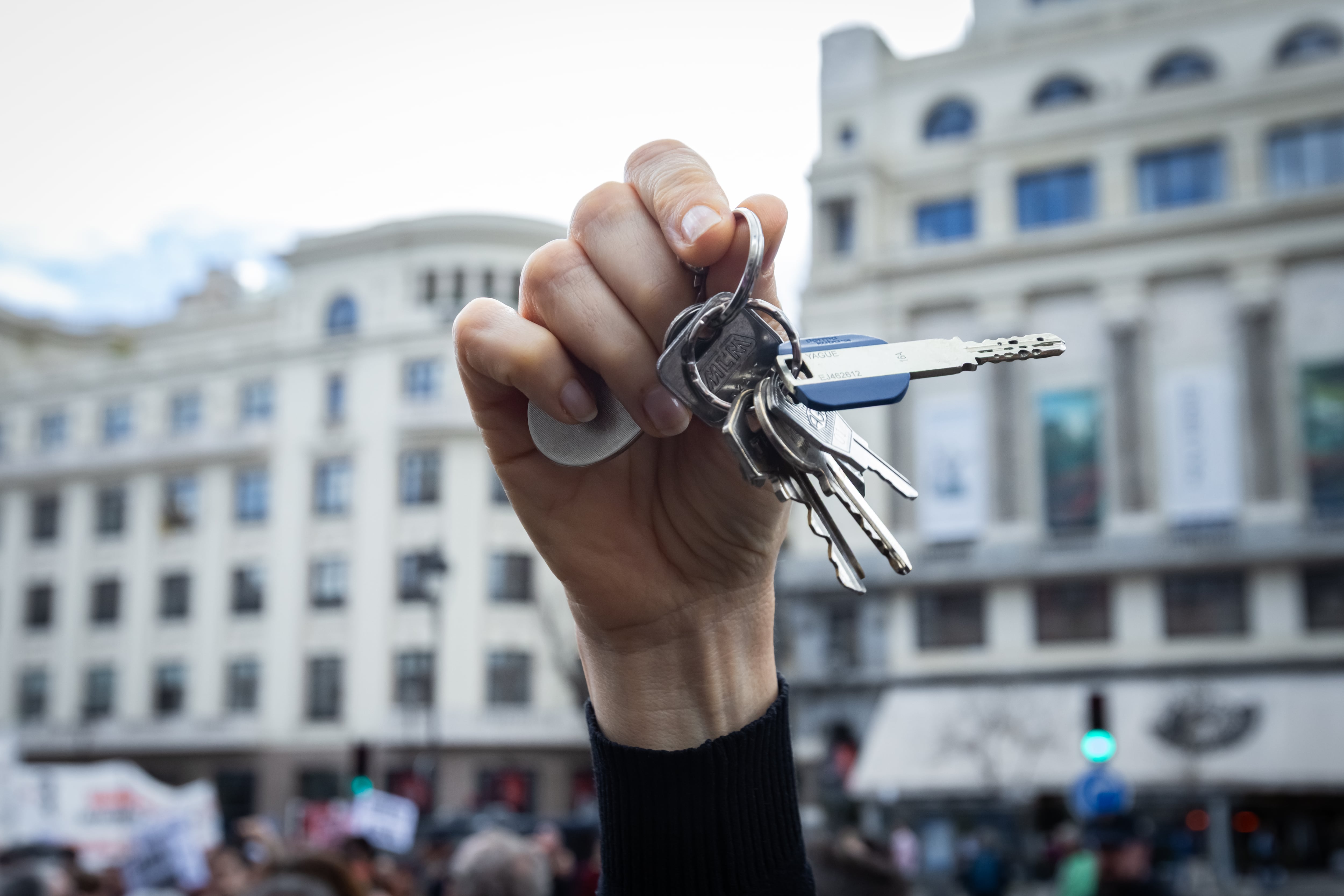 Protesta por la vivienda en Madrid