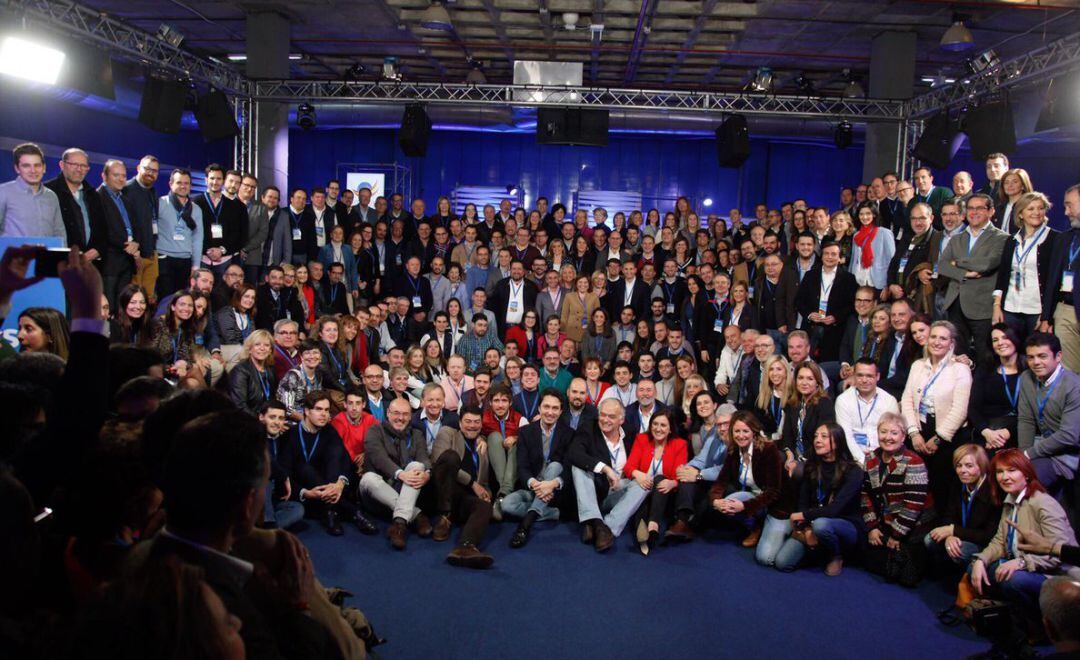 Delegación del PPCV en la Convención Nacional de los populares de este fin de semana en Madrid