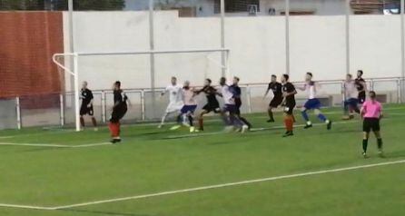 Lance del partido del Rafelcofer contra el Javea