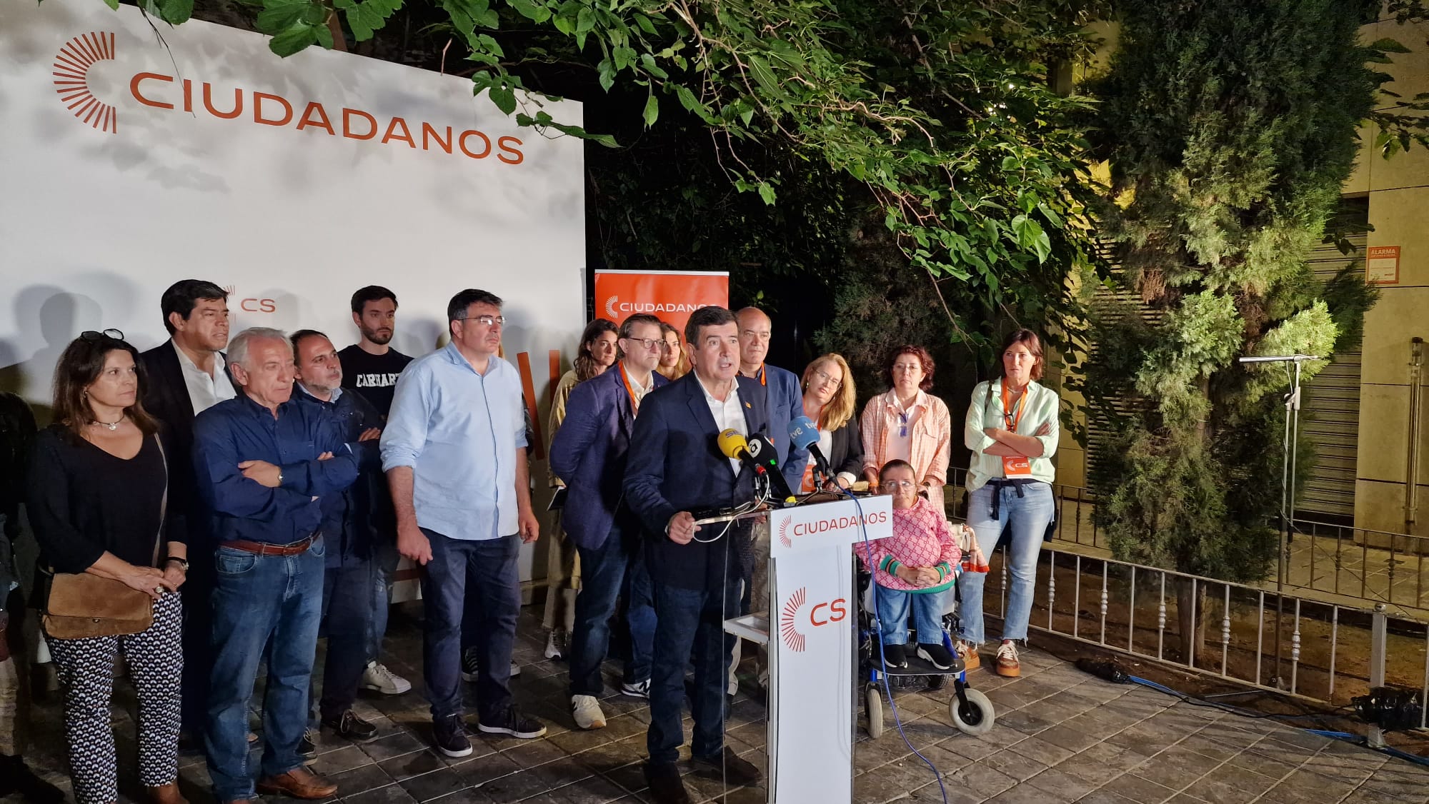 Fernando Giner (CS) comparece para valorar las elecciones municipales de 2023