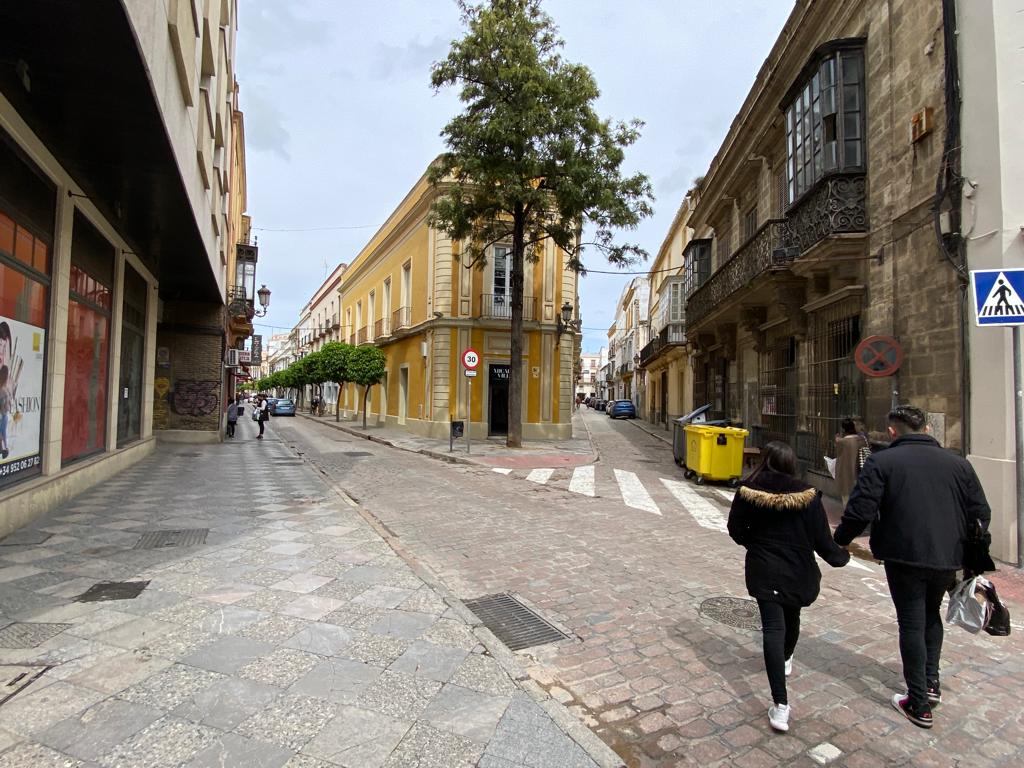 Calle Honda, en el centro de Jerez