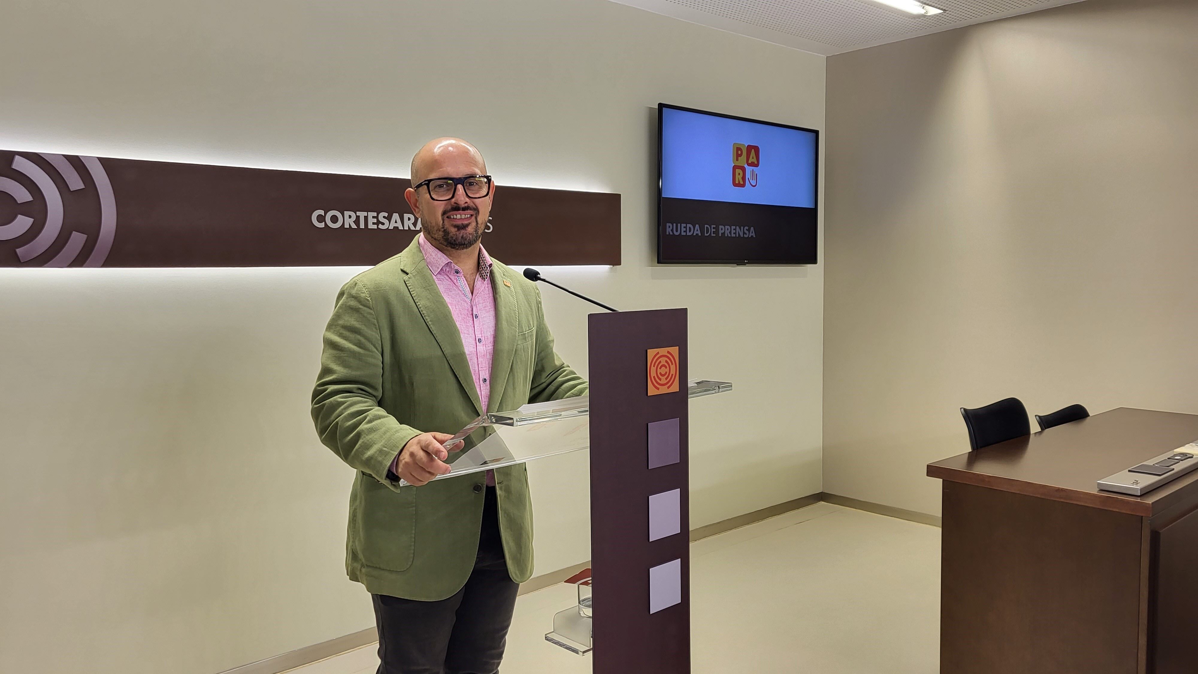 Alberto Izquierdo es el portavoz del PAR en las Cortes de Aragón