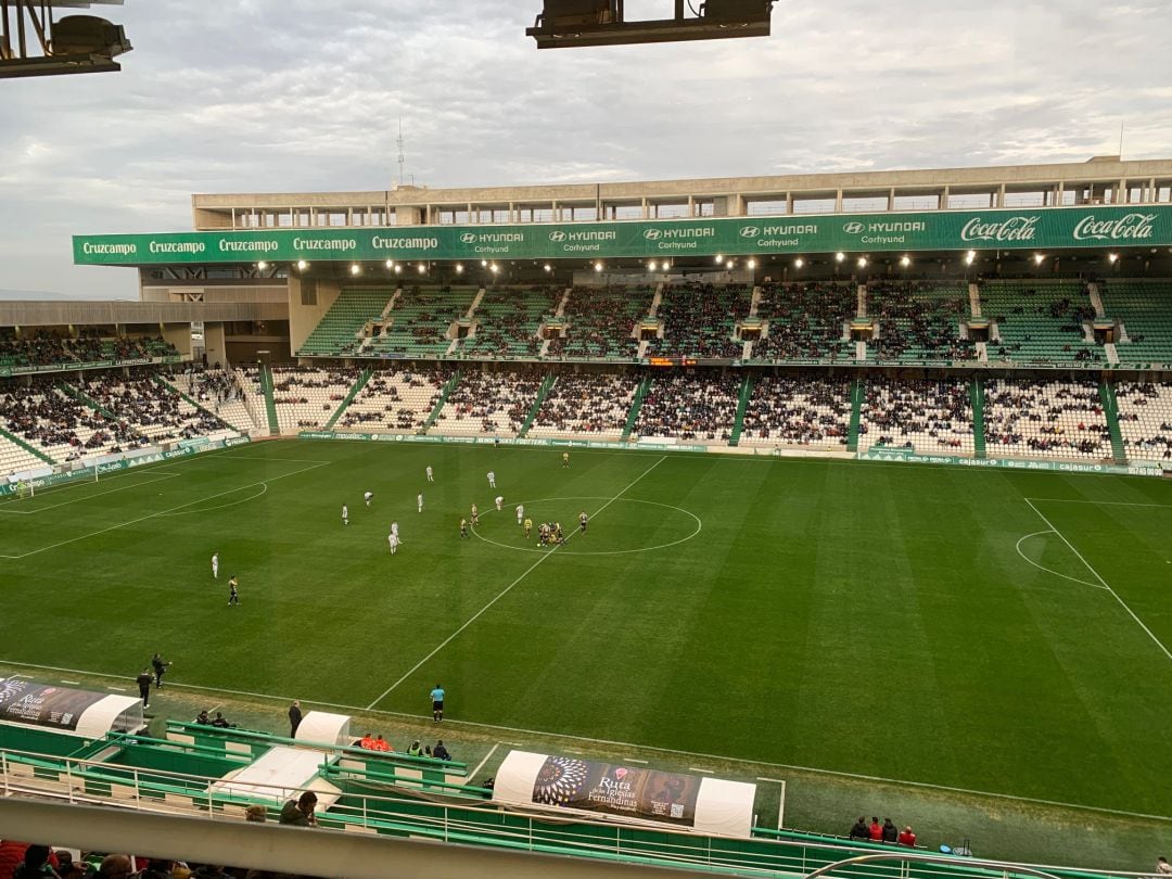 El Arcángel, en el partido ante el Sanluqueño