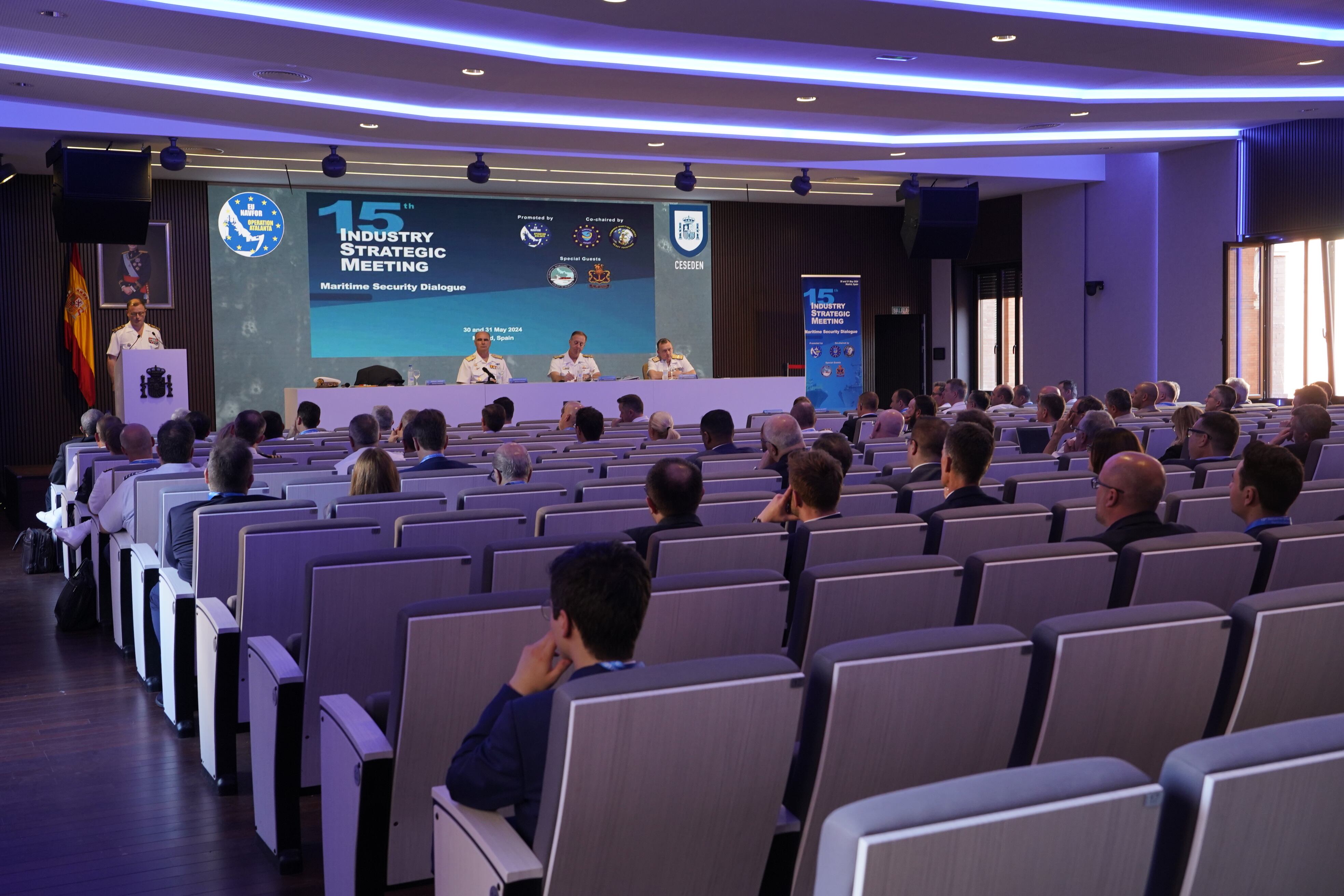 La 15ª Reunión Estratégica de la Industria sobre Seguridad Marítima - organizada por la Fuerza Naval de la Unión Europea (EUNAVFOR)