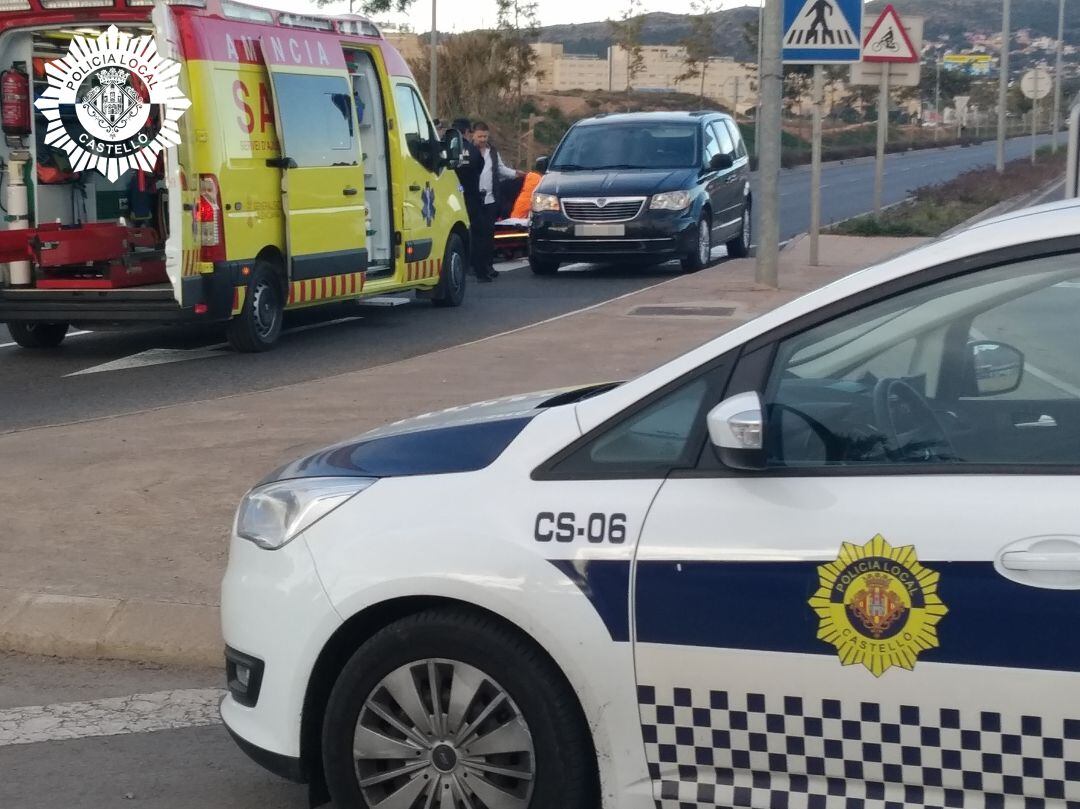 Una mujer resulta herida al ser atropellada por un turismo en la ronda norte a la altura del cauce del Río Seco 