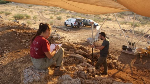 Poblado prehistórico de Villavieja, en Fuentes de Cesna, anejo de Algarinejo (Granada). Está siendo investigado por la Universidad de Granada (UGR)