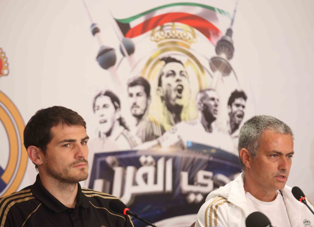 Iker Casillas y José Mourinho en una foto de archivo.