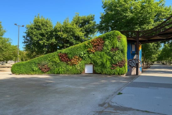 Nuevo jardín vertical en el Parque Tío Jorge