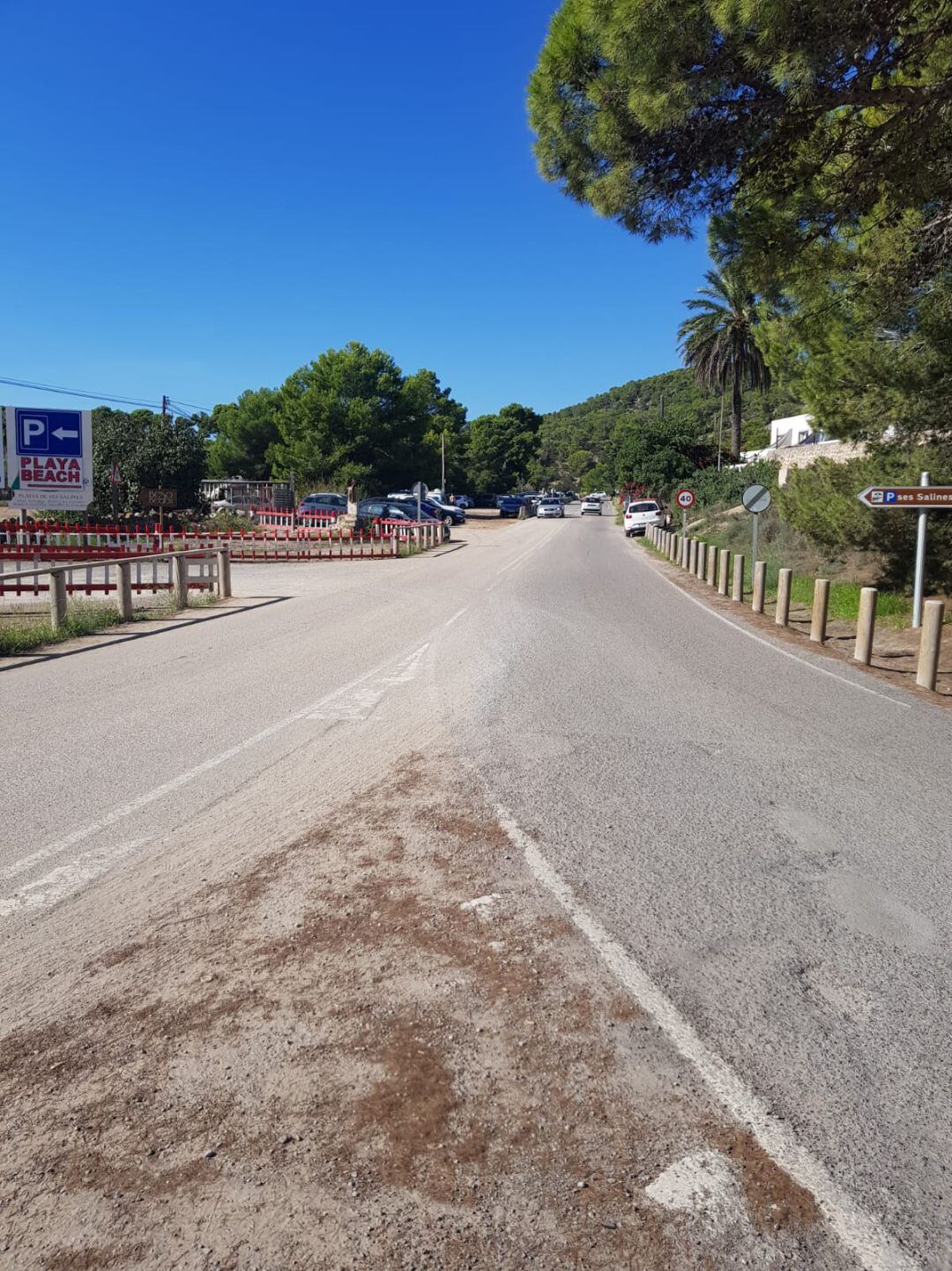 Imagen de la carretera en la que habrá restricciones de tráfico la próxima temporada