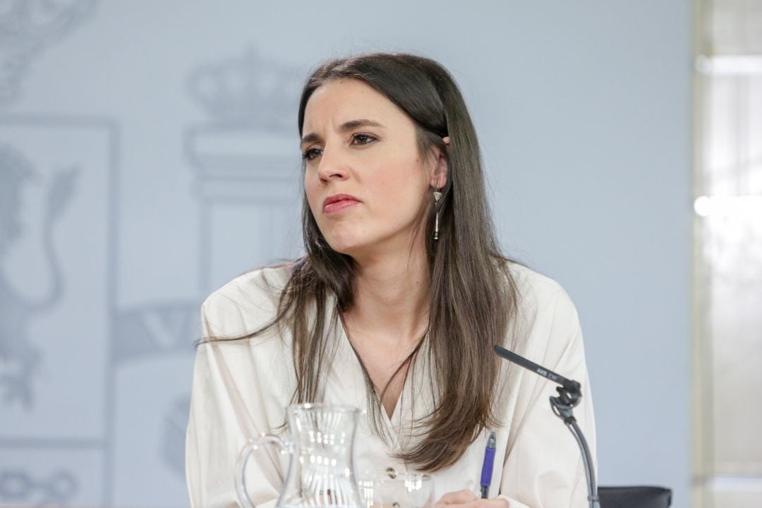 La ministra de Igualdad, Irene Montero