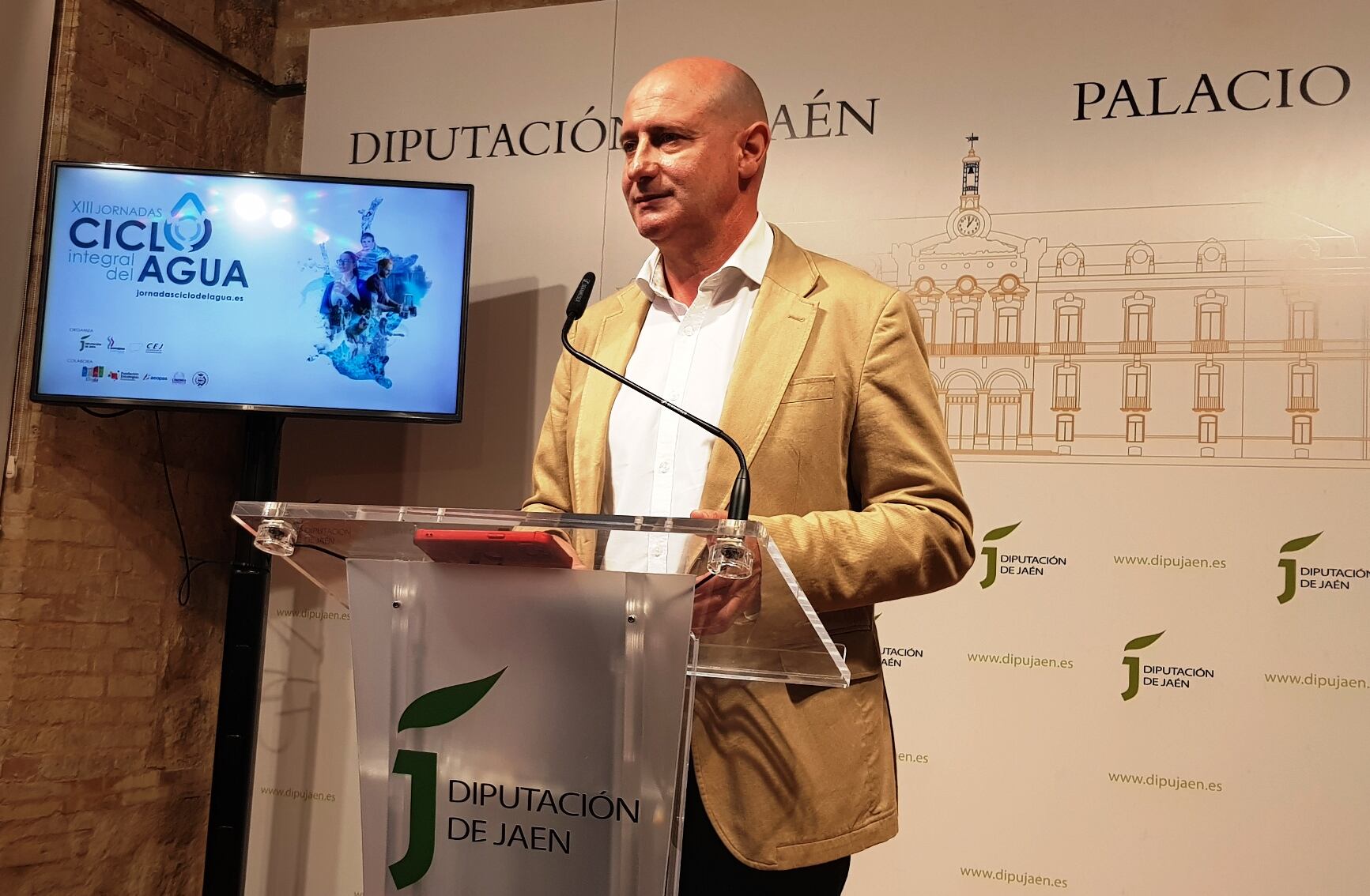 Presentación XIII Jornadas del Ciclo Integral del Agua que organiza la Diputación