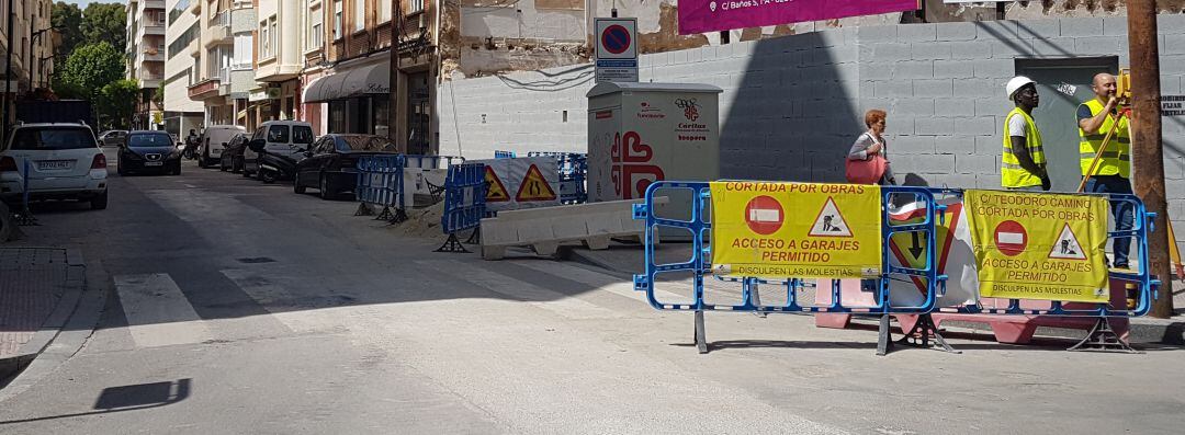 Teodoro Camino vuelve a estar hoy cortada