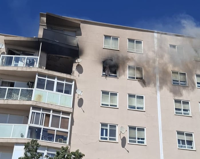 Edificio donde se produjo el suceso
