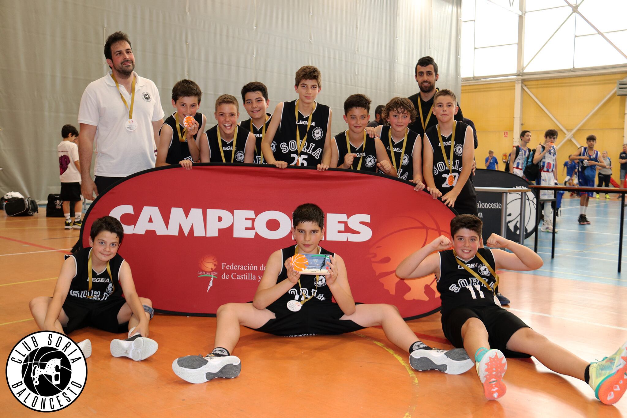 El Alevín masculino del CSB, campeón de la Copa de Castilla y León de Minibasket.