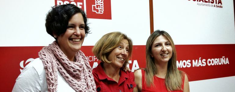 Mar Barcón, Nereida Canosa, Lucía Domenech