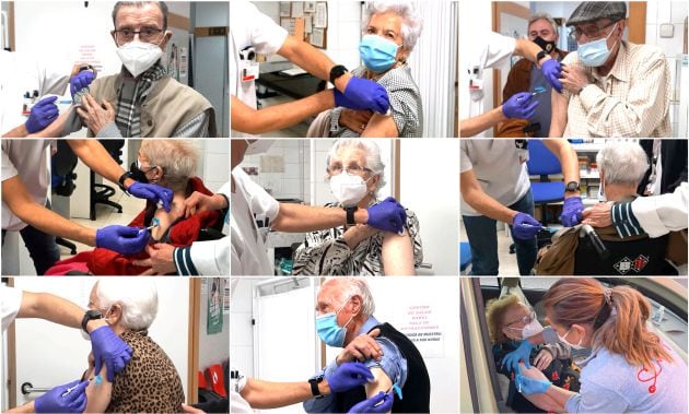 Primeras vacunas para los mayores de 90 en Alicante