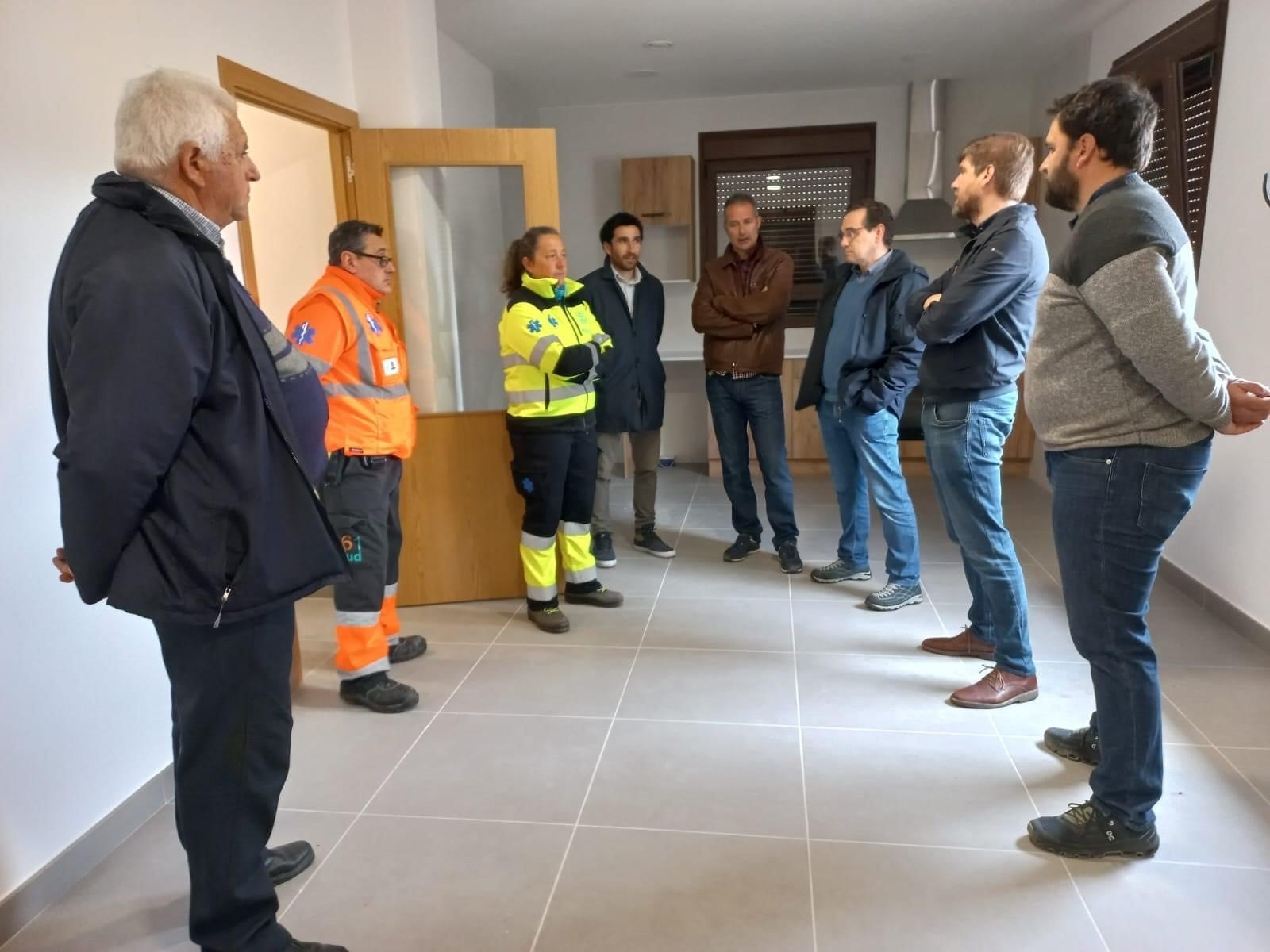 Visita de las autoridades a las obras