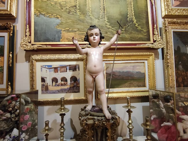 Una de las salas del museo privado Casa Ajsaris de Granada, situada en el bajo Albaicín