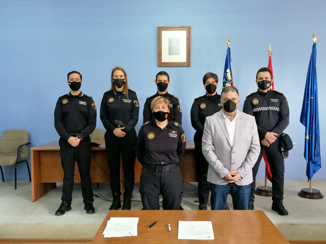 Nuevos agentes de la policía local de Villena