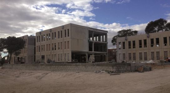 Fase 0 de l&#039;Edifici Blanc de La Muntanyeta.