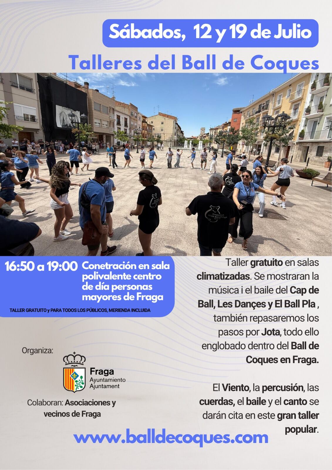 Cartel taller de coques.