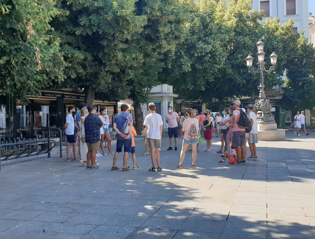 Turistas en Granada este verano de 2021