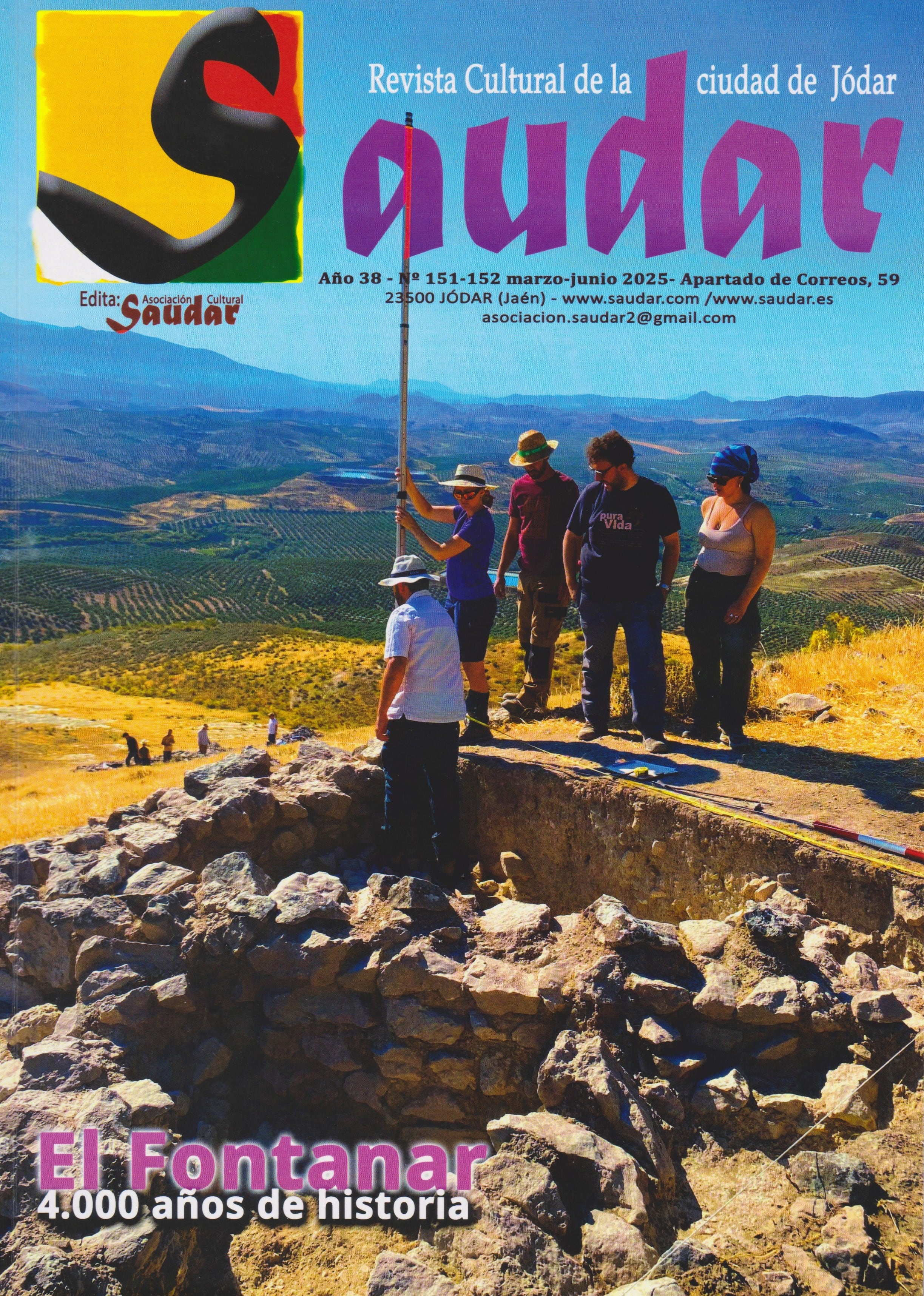 Portada de las números 151 y 152 de la Revista Cultural Saudar