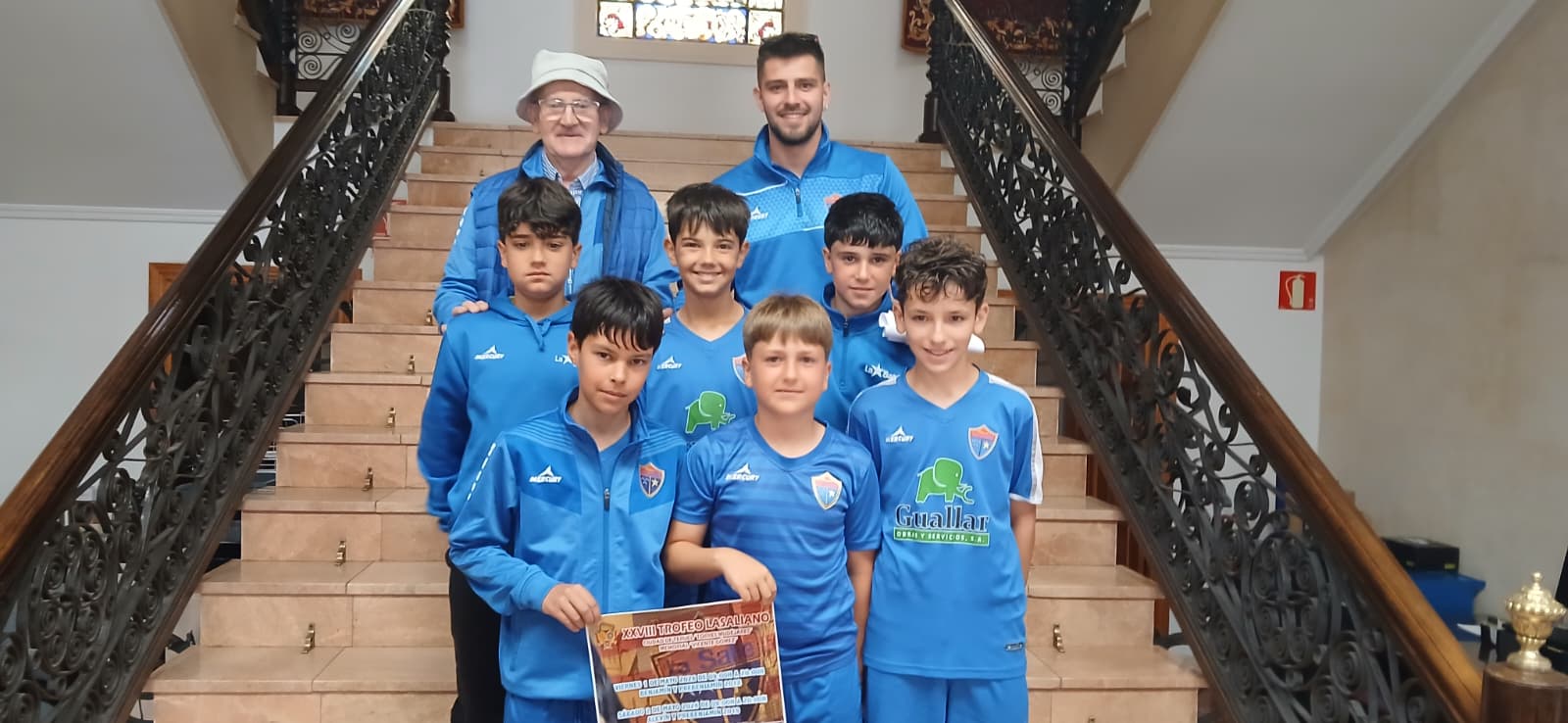 Representantes del equipo de La Salle