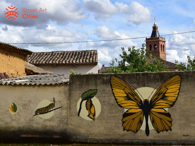 Importante repercusión de la ruta de murales de Villaherreros, en Palencia