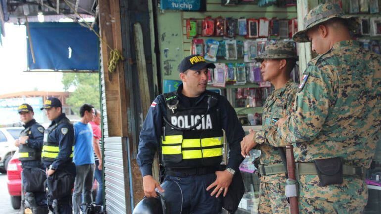 Imagen de archivo de agentes policiales de Costa Rica